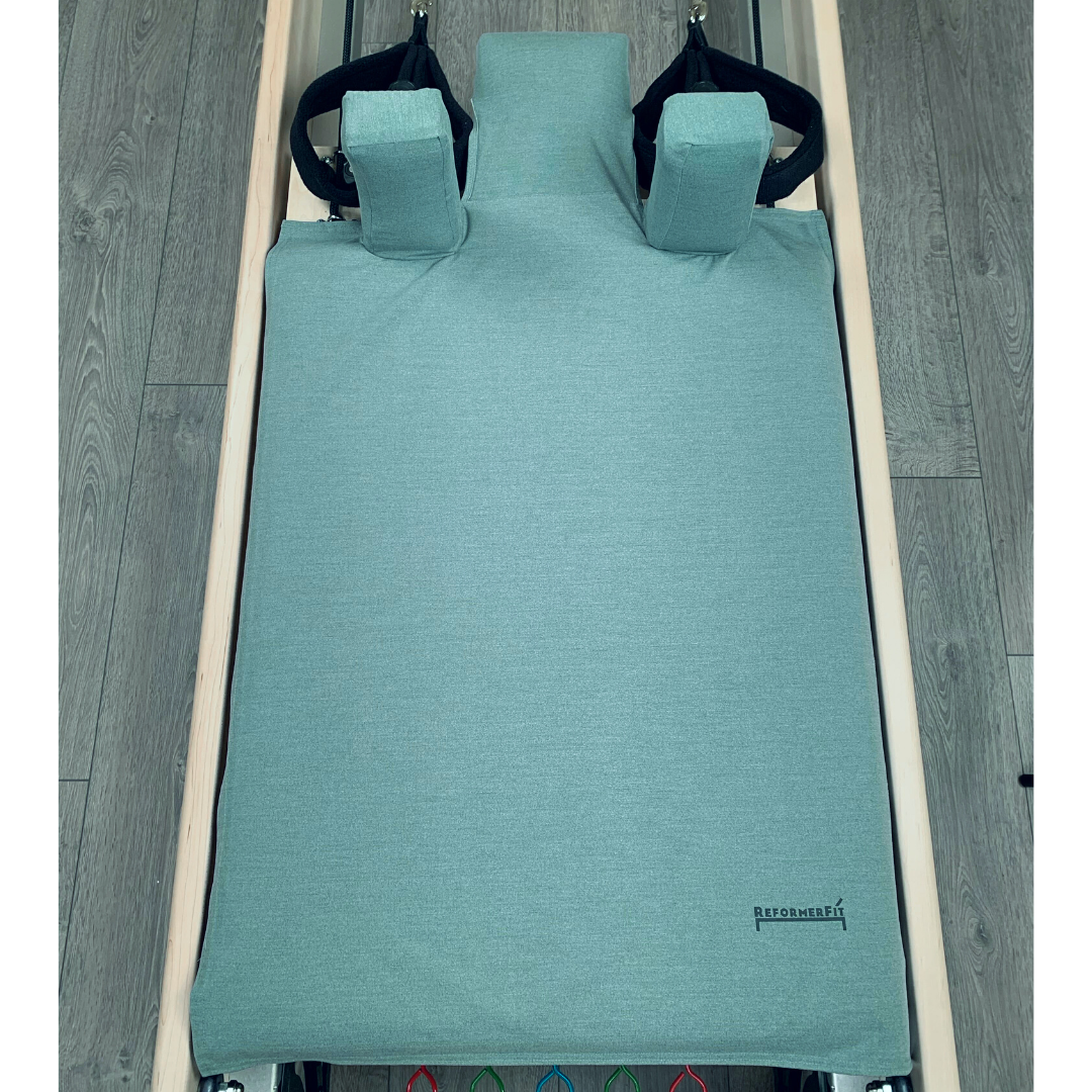Pilates Reformer Mat Towel with Shoulders, Pilates Reformer Cover with  Great Gri